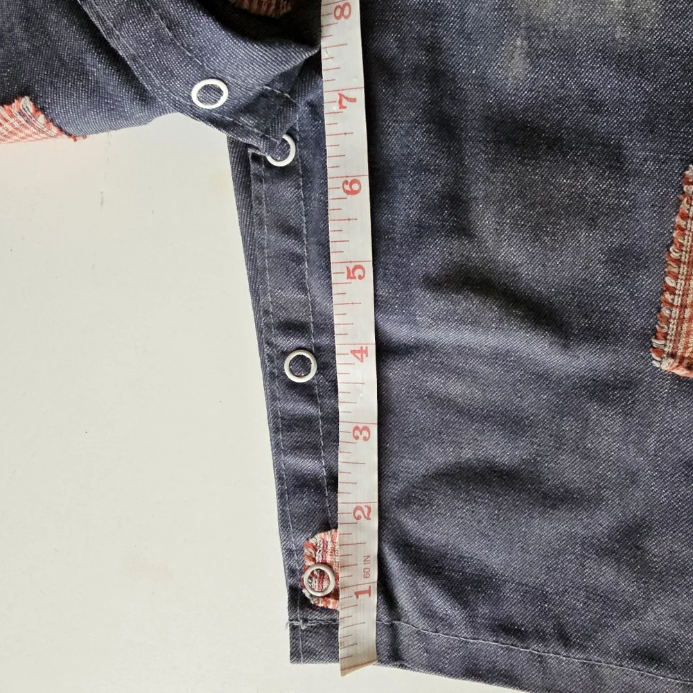 Vintage 1970s Baby Overalls with Patches - Picture 8 of 10